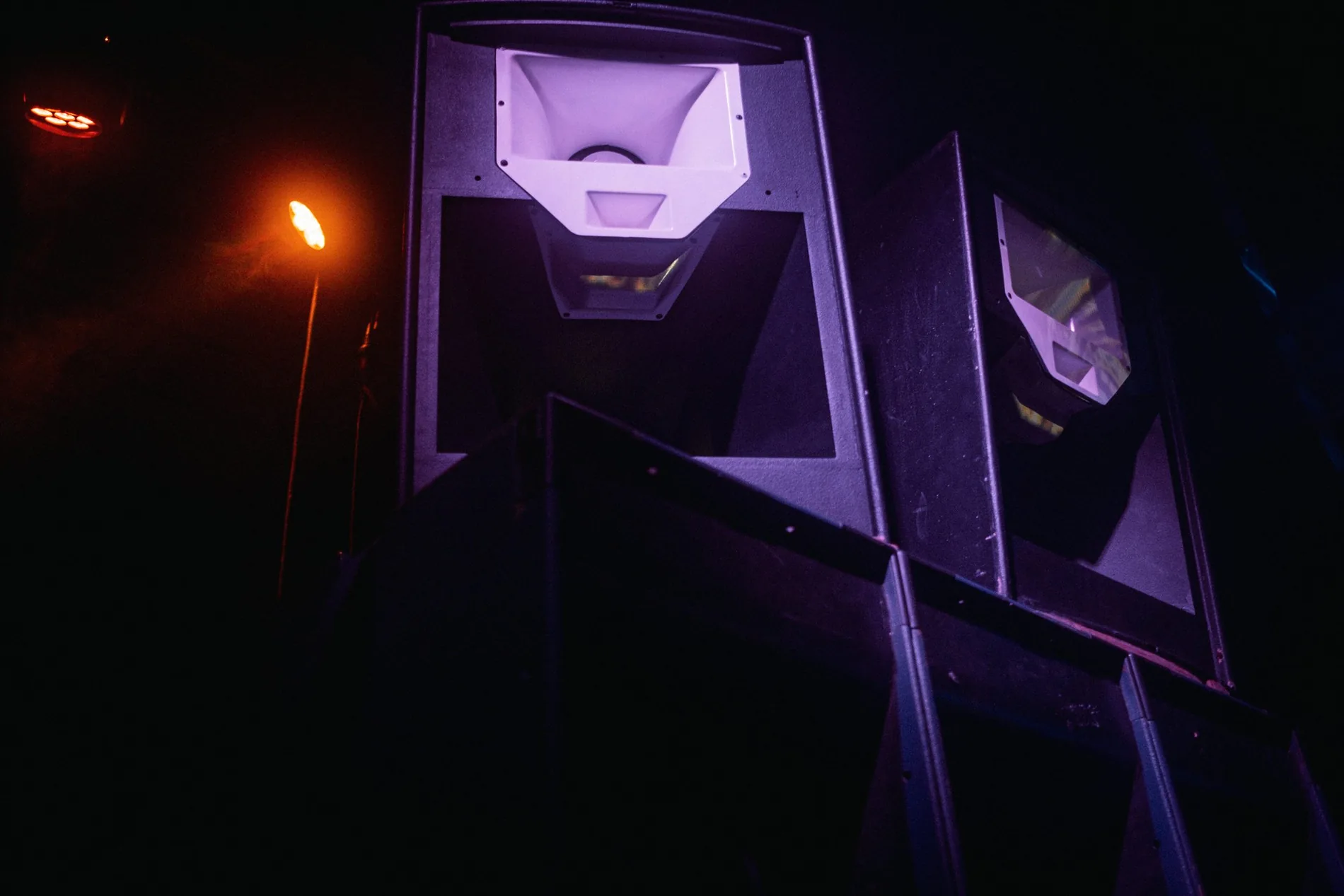 Soundsystem tijdens een Kwartier West-event